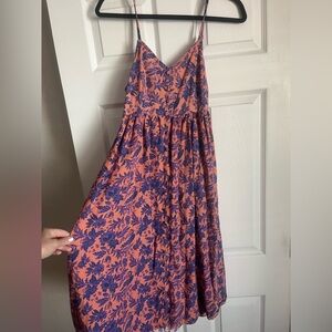 Universal Thread Pink and Blue Floral Dress